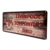 Liverpool FC Supporter-Schuppen Metallschild