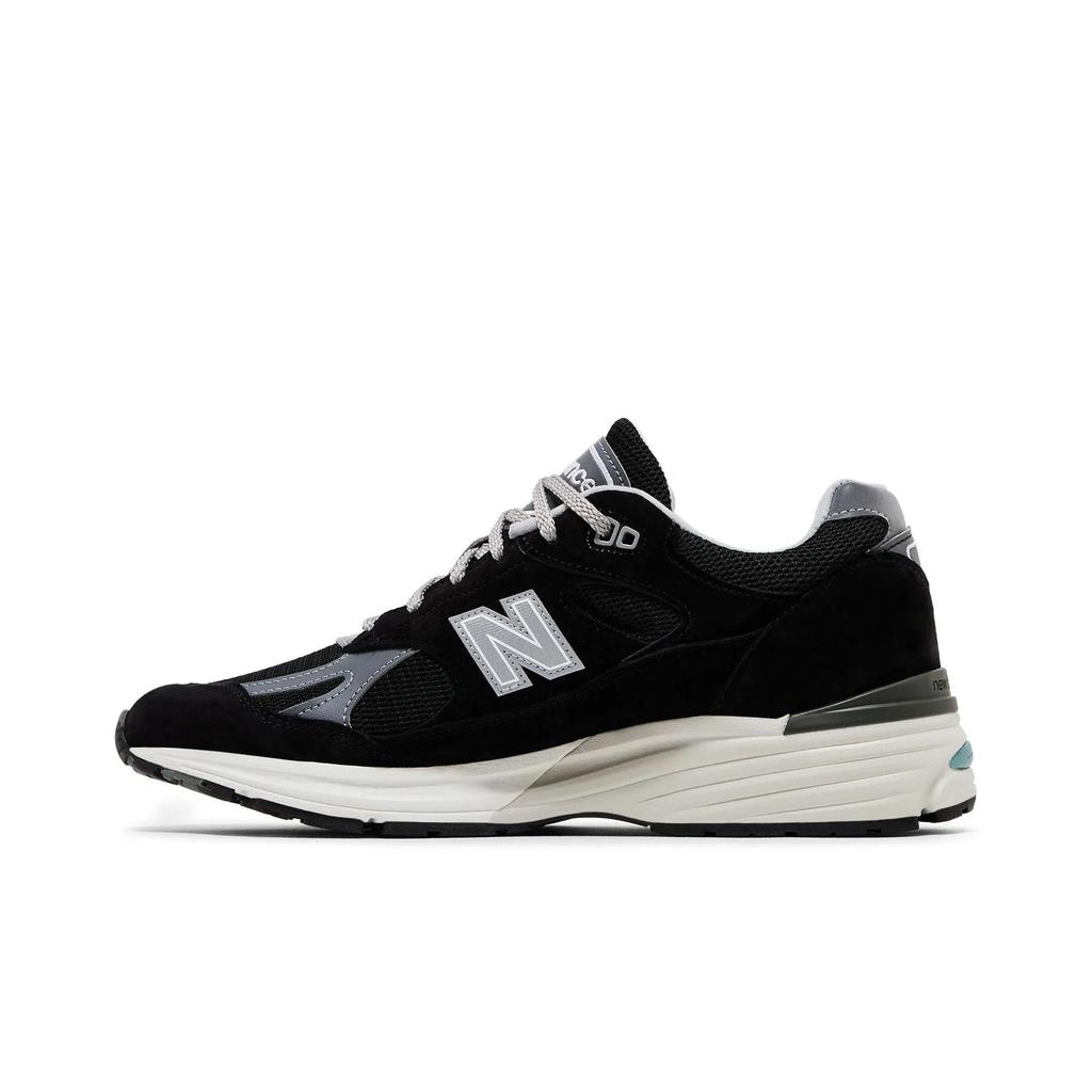 New Balance 991v2 Made in England 'Black' (Unisex) Black / Grey Casual Shoes U991BK2