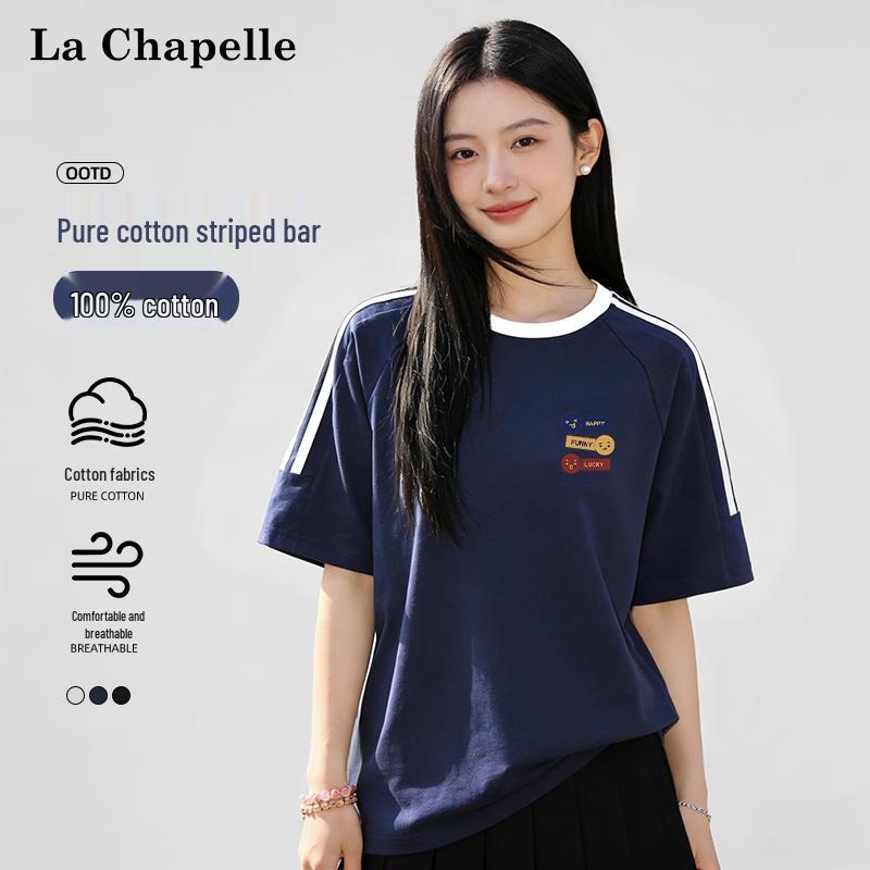 La Chapelle Women s Printed Cotton T-Shirt 2XL
