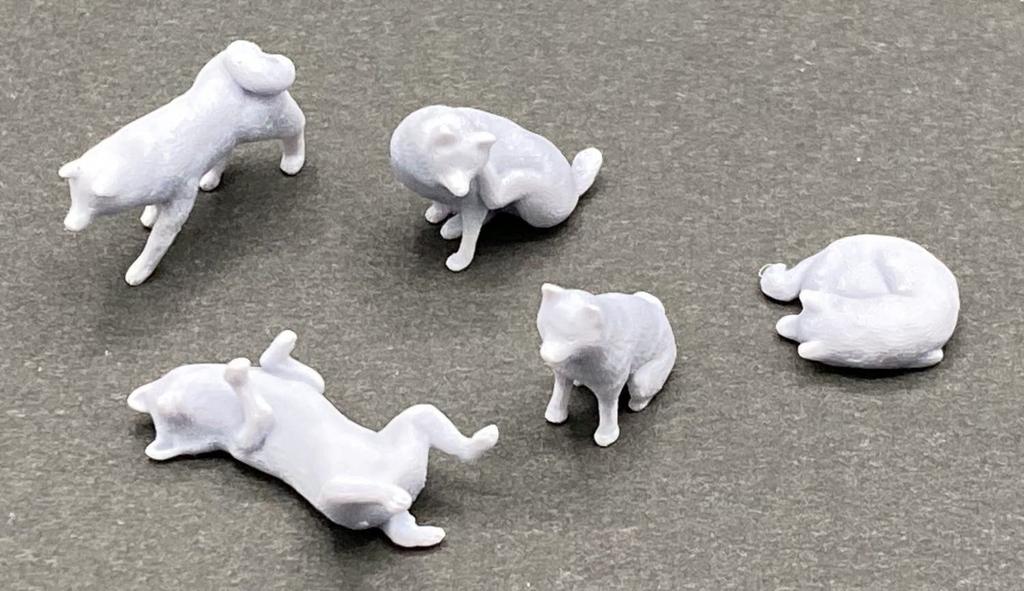 Chino Model Shiba Inu Set Resin Kit 1/35 Vol.2 CMW-002