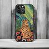 Tropical Jungle Print Leopard Sloth Shockproof For iPhone X XR XS  11 12 13 14 15 16 pro Mini MAX transparent Matte Phone Case