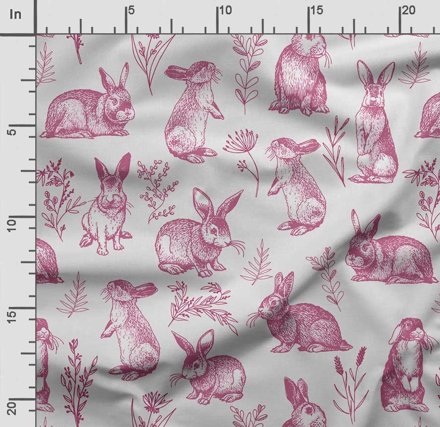 Soimoi Animals Print, Bavlna Cambric, Prošívací tkanina prodávaná The Yard 42 palců široká, bavlněná tkanina střední gramáže, Šicí potřeby,