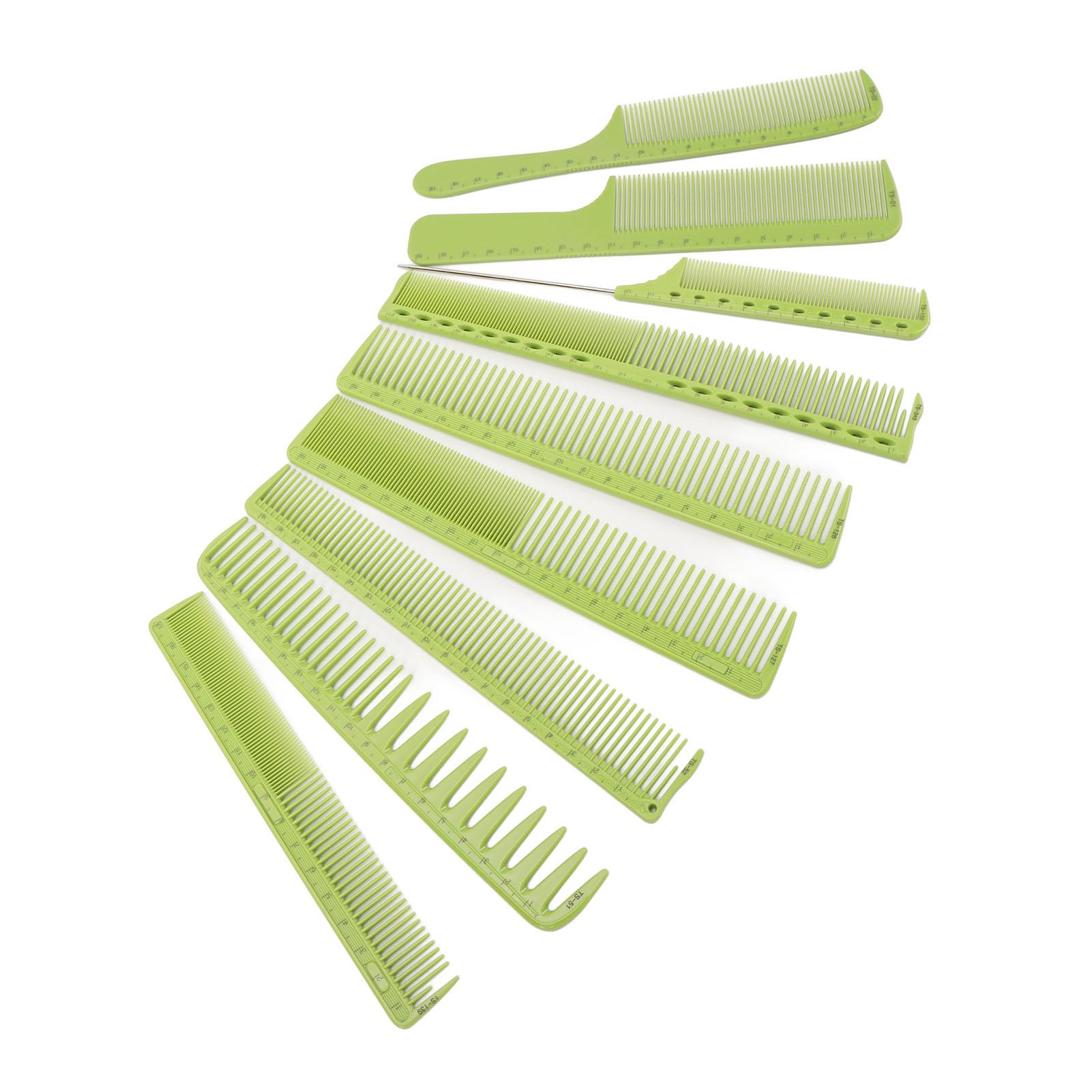 

Набор расчесок для волос 9 шт. Профессиональный термостойкий набор расчесок для стилистов для мужчин для начесывания