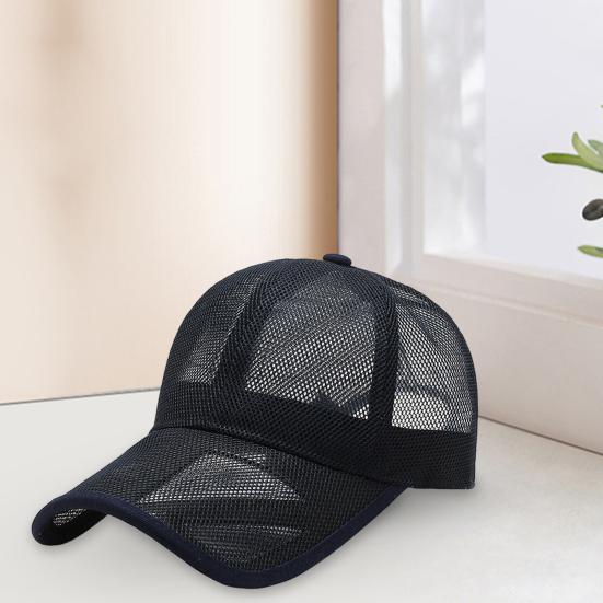 Men Baseball Hat Adjustable Tightness Versatile Upright Brim Casual Hat Sunshade Cycling Outdoor Hat
