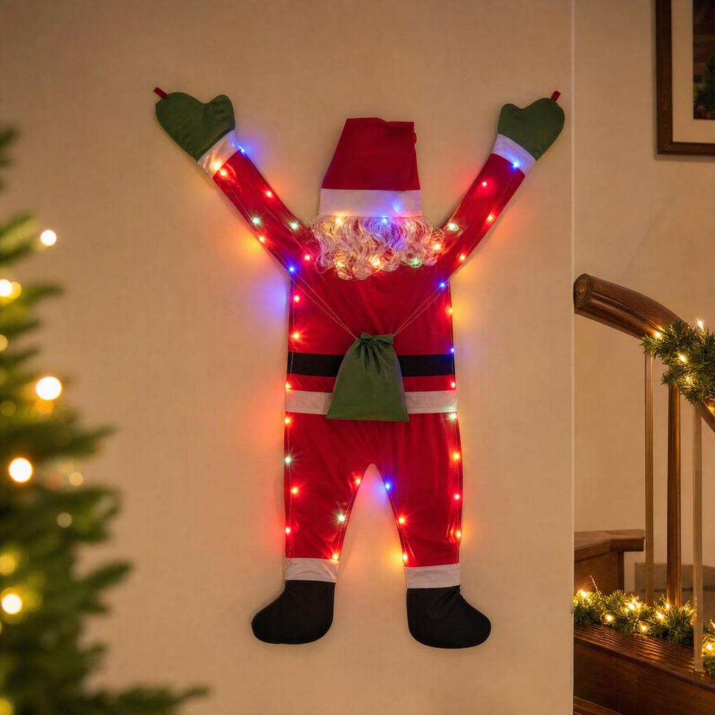 Christmas Decoration with Glowing Outfit for Indoor Home Holiday Display