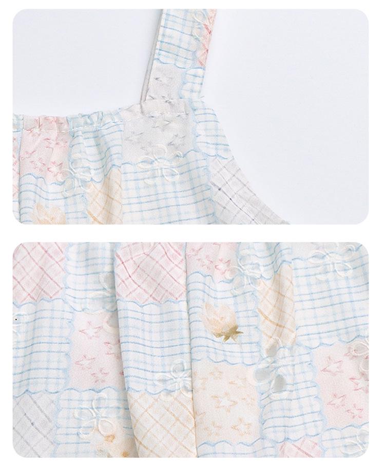 Girls' Lace Hollow Korean Style Dress - 2026 New Collection