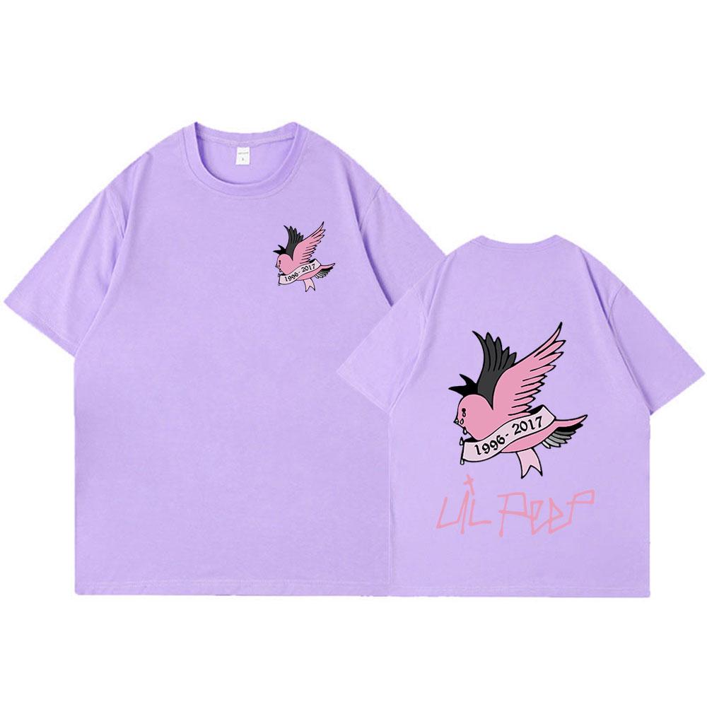 

Rapper Lil Peep CryBaby Pink T shirt Unisex Women Hip Hop Fashion Short Sleeve Tshirt High Quality Oversized Pure Cotton Tee Shirt 4XL