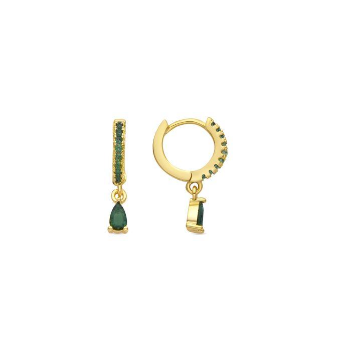 Boucles D'oreilles - LUXENTER - Laade - Or Jaune 18k - Élégantes - Design Unique