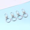 2/4/8Pcs 5*2.3cm Spring Snap Clasp Hooks Key Ring Pendant DIY Jewelry Making Findings Keychain Bag Buckle Supplies
