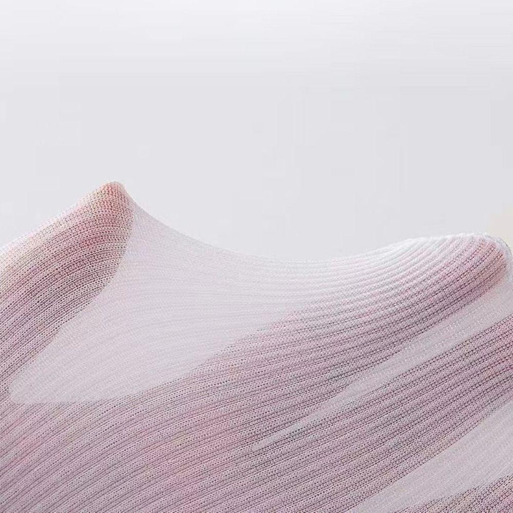 10Pairs Pinstripe JK Lolita Pile Socks Mid-calf Ice Silk Tube Socks  Running