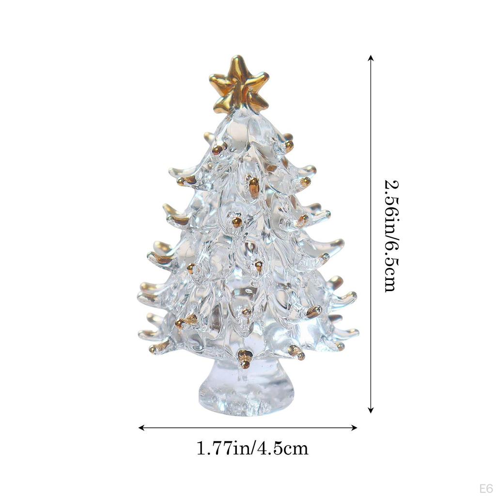 Weihnachts-Kristallfigur Bastelartikel Büro Wohnzimmer Feiertag