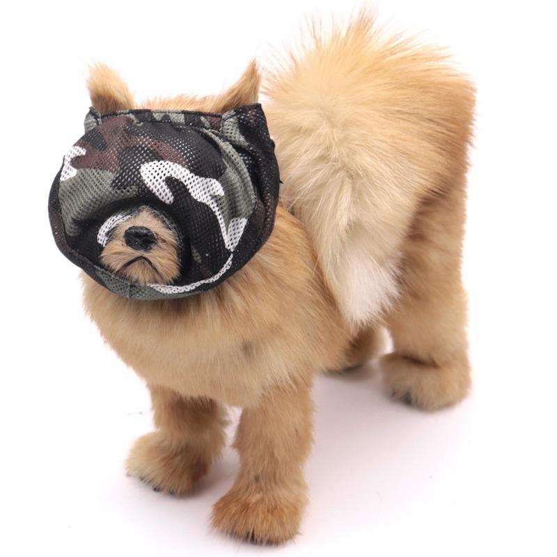 Multi-functional Pet Muzzle Cat Face Mask To Prevent Excessive Barking and Cat Head Protection Cover with Mesh Fabric for Good Air Circulation