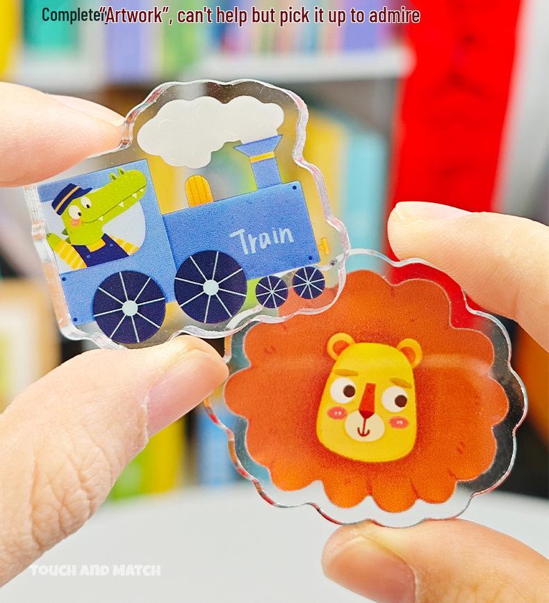Pinwheel Tactile Shape Recognition Toy for Children's Early Education
