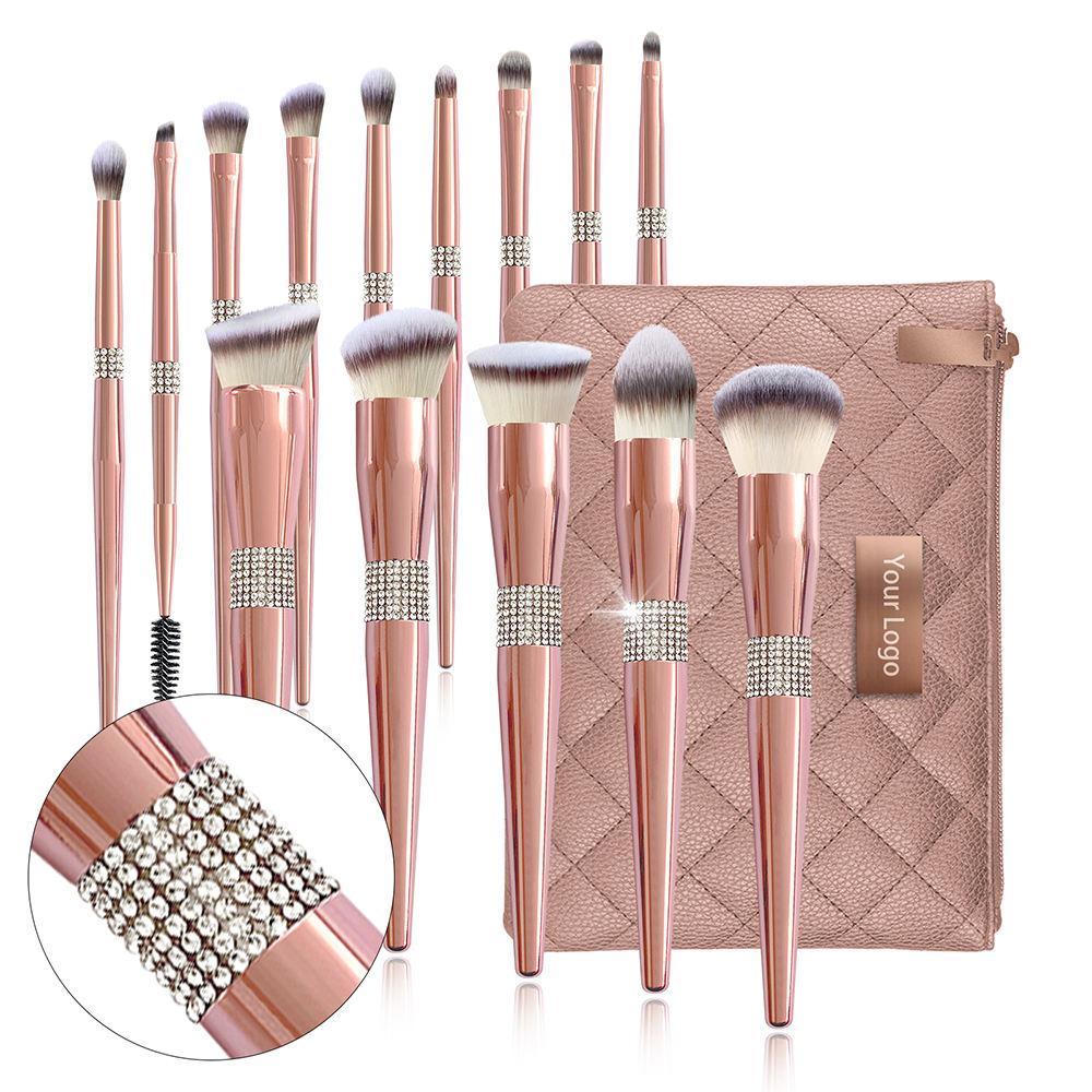 Customize Delicate Soft Makeup Brush Private Label Luxury Custom Logo Professional Makeup Brush Set