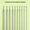 Rust-Proof Stainless Steel Double-Ended Knitting Needles for Handmade Dolls, Scarves, and Sweaters