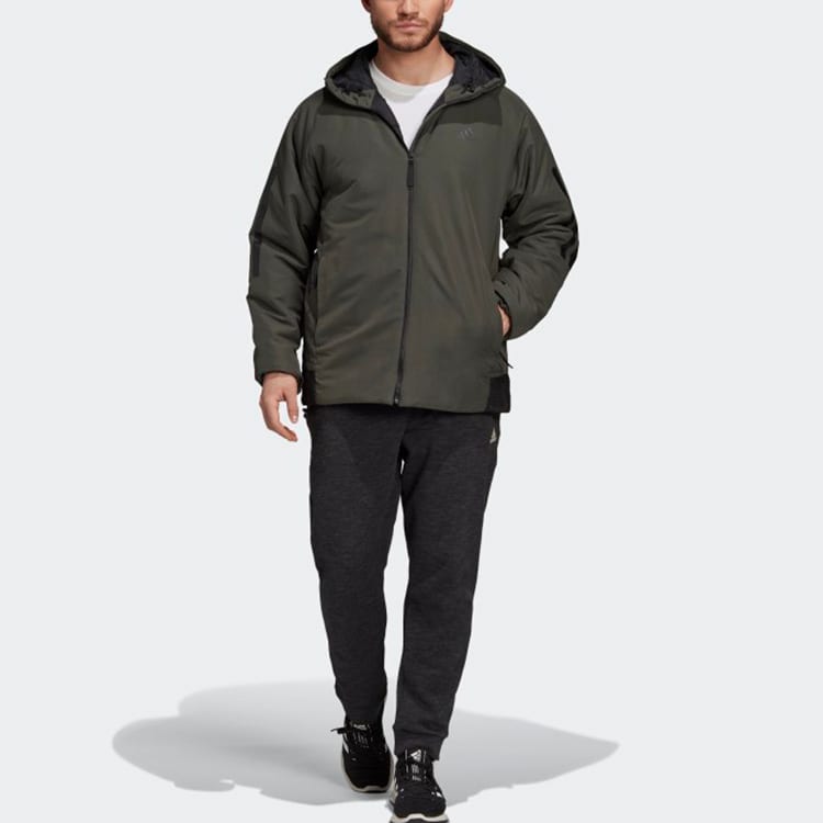 adidas Puffer Jacket Winter Men's Dark Earthy Brown DZ1399