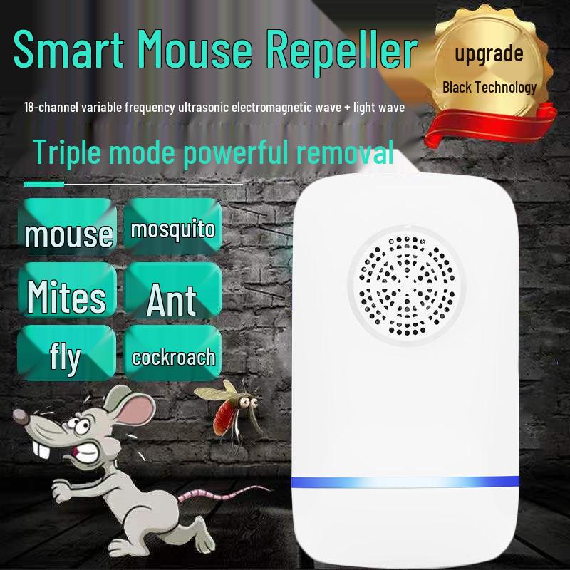 Ultrasonic Mosquito and Rodent Repeller - Household Pest Control Device