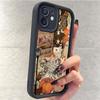 Pumpkin Head Groove Style Black Phone Case for iPhone 15/16/17 Pro Max