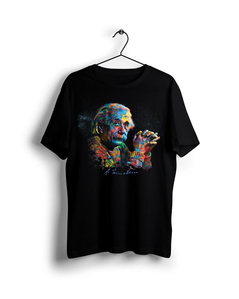 GDA Get Down Art Brillanz der Farbe Albert Einstein Psychedelisches T-Shirt BDA003