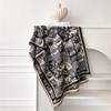 Winter Warm New Retro Style Cashmere Scarf Women'S Double Sided Print Pashmina Shawl Female Foulard Blanket Poncho