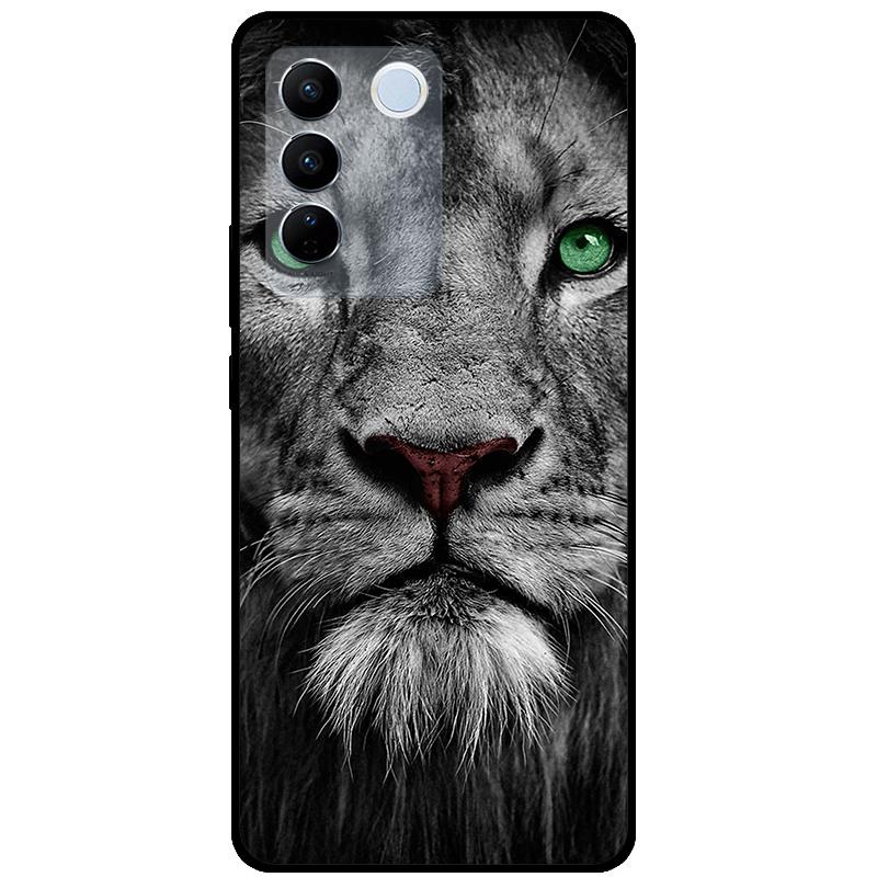 For Vivo V27E V2237 V27 Pro V2230 V 27 Case TPU Soft Silicone Marble Cat Shockproof Cases For Vivo V27 5G V27Pro Bag Funda Cover