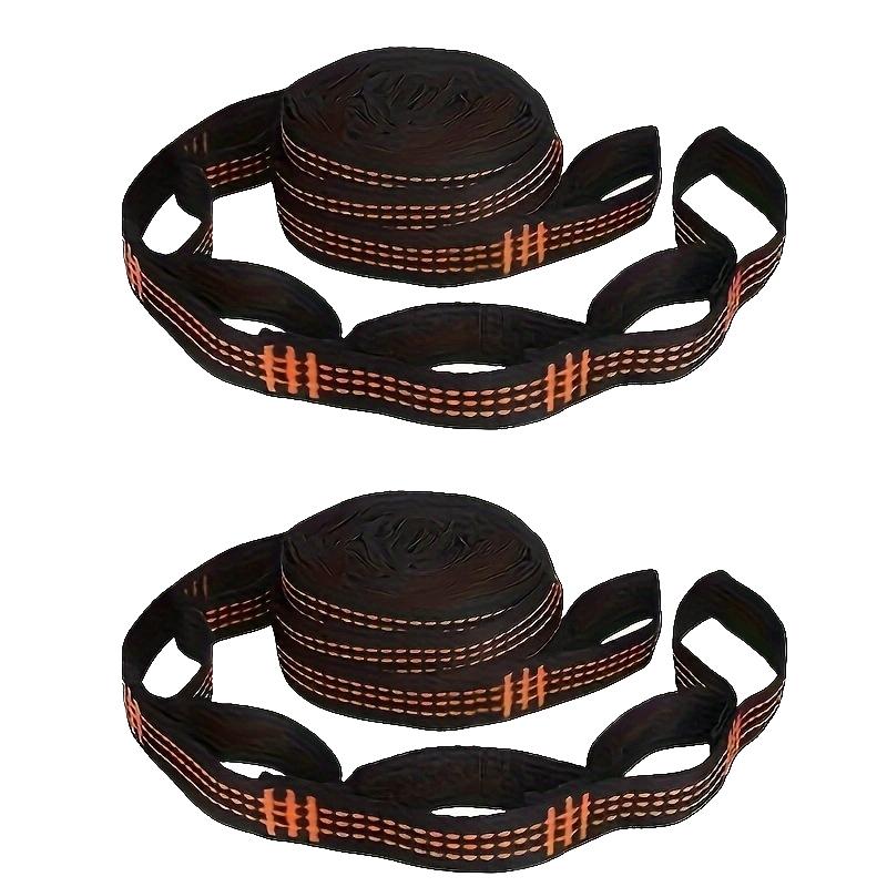 2 Stück Spezielle Verstärkte Polyestergurte 5-Ring Hohe Tragfähigkeit Stachelige Hängematten Gurte Für Outdoor Camping Hängematten Gurte