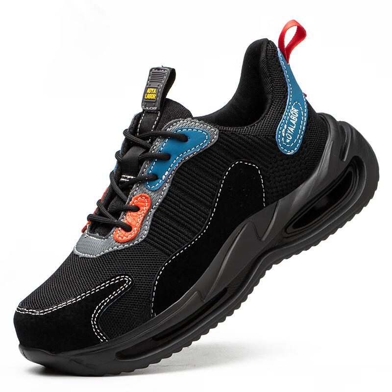 Bofuniao Lightweight Fly-knit Steel Toe Safety Work Shoes 46