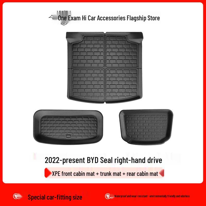 BYD Seal RHD Waterproof Wear-Resistant Floor & Trunk Mats