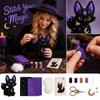 Kit Patchwork di Halloween - Set di Tessuti 3D con Toppe Colorate e Istruzioni per Adulti e Adolescenti, Kit da Cucito Fai-da-Te per Decorazioni Festive