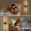 Remote-Controlled Rechargeable Three-Color Wall Light for Living Room, Bedroom, and Stairwell
