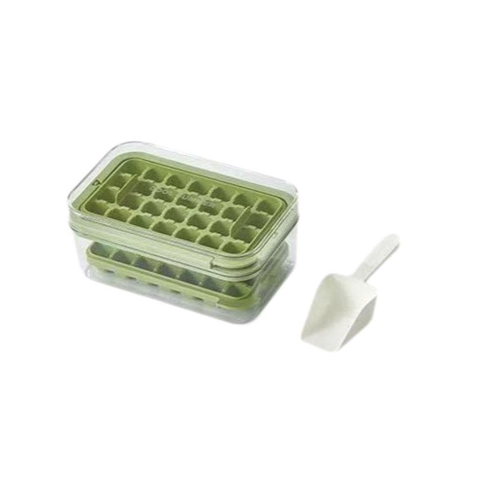 Press To Remove Ice Cube Mold 28/56 Grid Ice Mould Tray Portable Ice Maker Storage Box  Summer