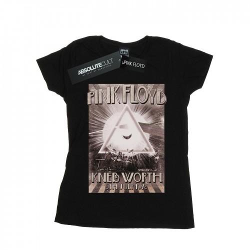 Pink Floyd Womens/Ladies Knebworth Poster Cotton T-Shirt