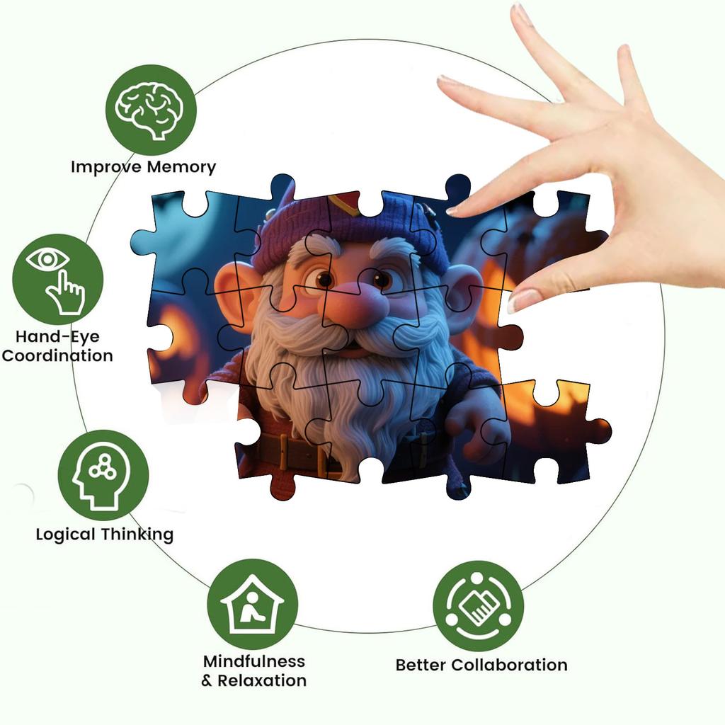 Roztomilé fotografie halloweenských puzzle, puzzle, rodinné vzdělávací hry, rodinné dekorativní obrazy.