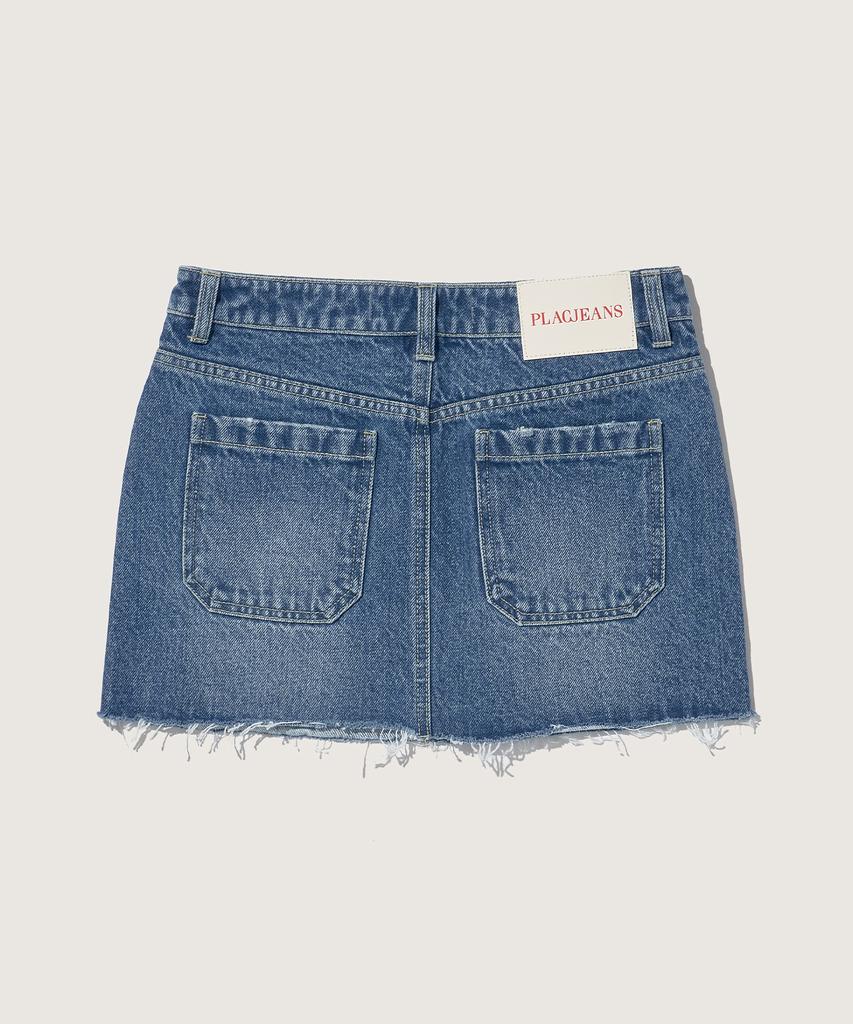 Plack Woman Skirt M41 Mid Blue