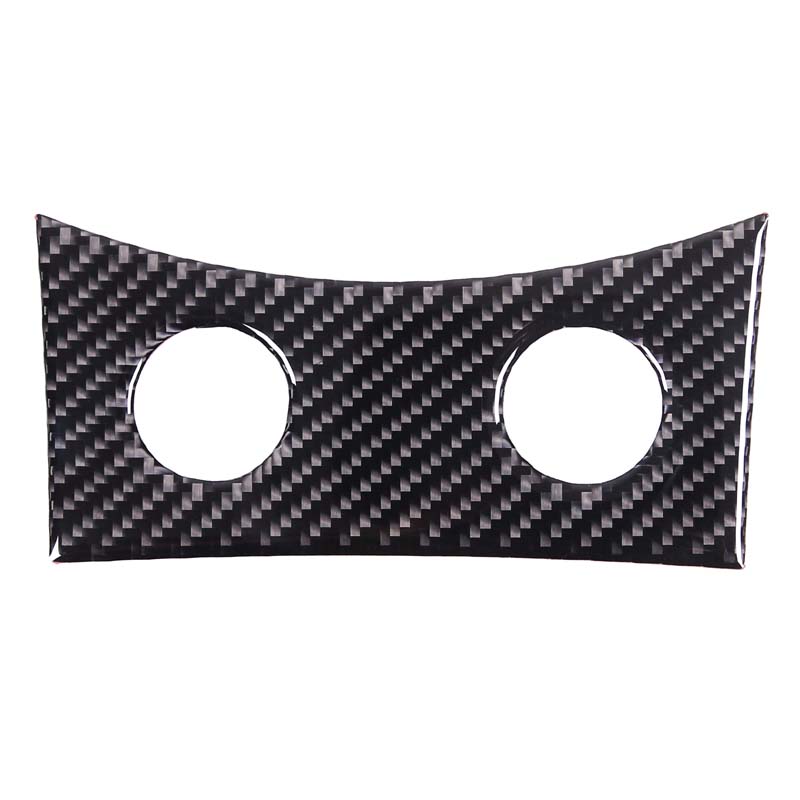 For 2007-2013 Infiniti G25 G35 G37 Soft Carbon Fiber Car Center Console Seat Heating Adjustment Panel Trim Sticker Accessories