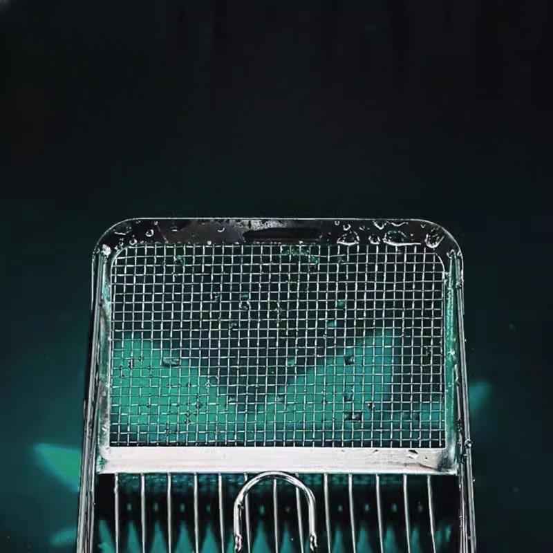 Una pala fina de acero inoxidable dos en uno para arena de gato, una pala especial de metal para arena de gato de tofu, una pala para excrementos