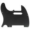 Musiclily Ultra 8-Hole Telecaster Pickguard, Anodized Aluminum, USA/Mexican Standard, Black, for Fender Tele Electric Guitars