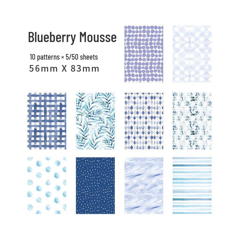 Yanji Literary Lace Plaid Memo Paper Set for DIY Journals and Backgrounds