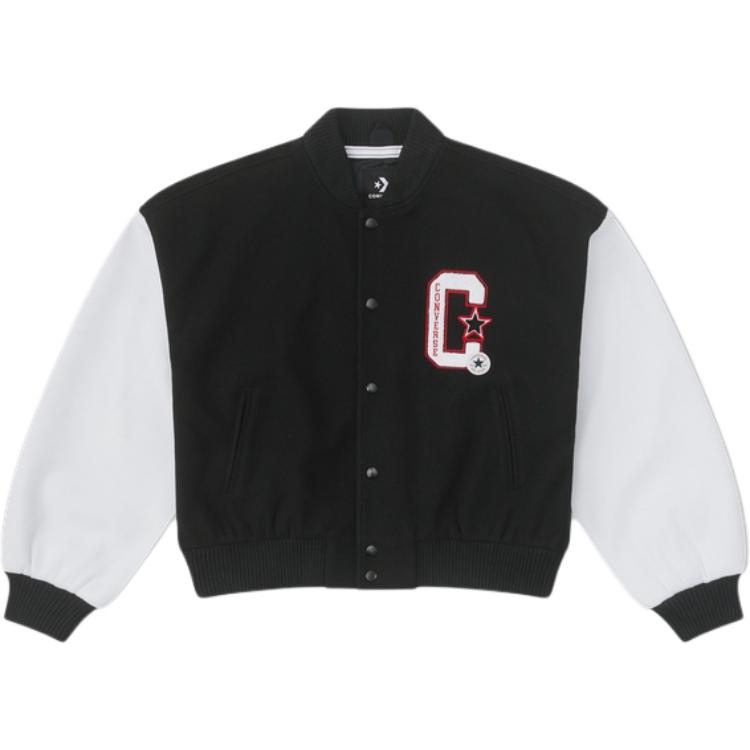 Converse Baseball Jacket Women s Black 10026772-A02 L