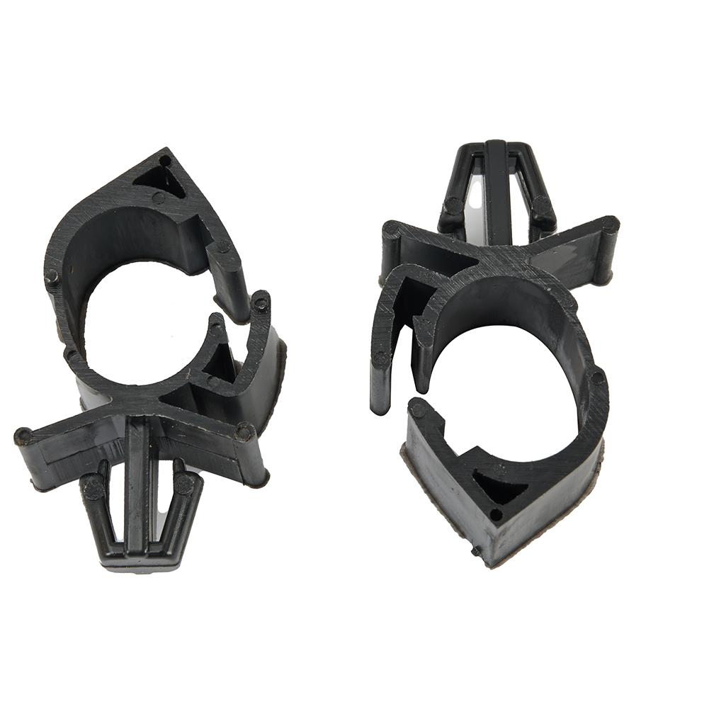 Route Fasteners Clips Clamp Cable Black Plastic Fender Bumper Wire Harness