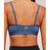 Gymshark Balcony Peekaboo Sports Bra Compound Blue B4b6j Udrk