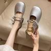 Baotou half slippers women's new spring wear one-pedal single shoes women's gentle skirt cool slippers