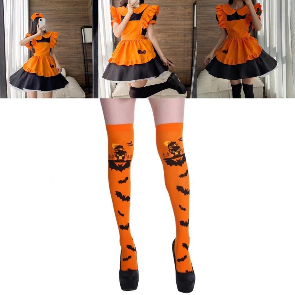 Magic Girl Role Play Dress With Pumpkin Theme For Halloween Party