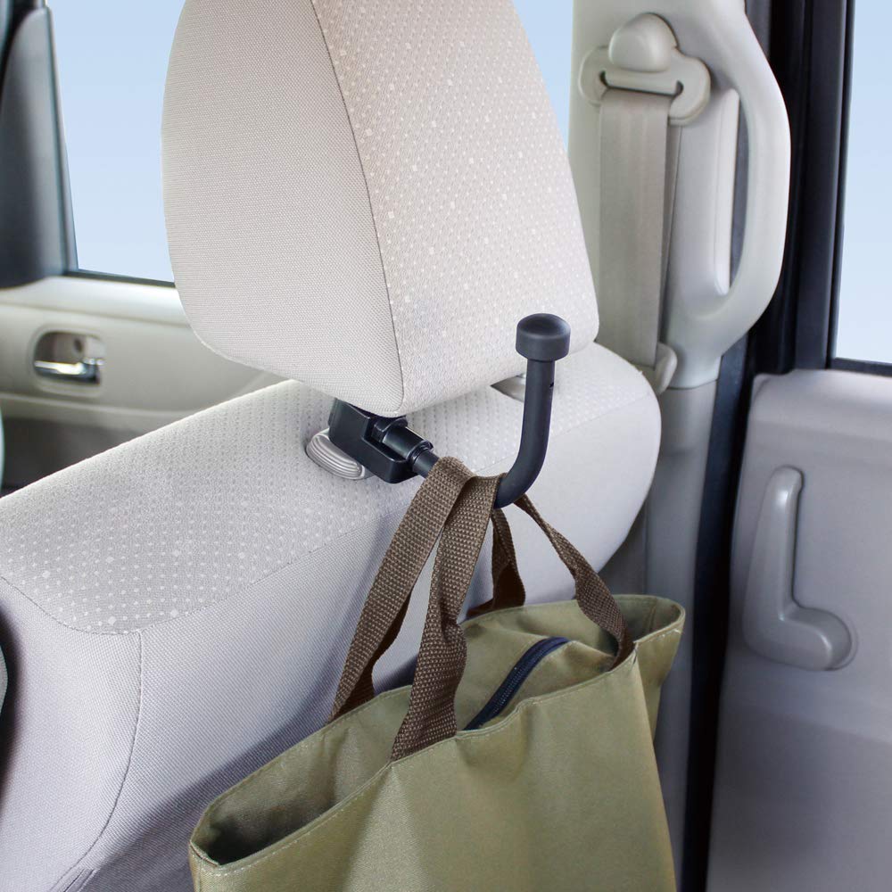 Tsuchiya Yac Flexible Car Hook for Shopping Bags and Luggage, Black, ZE-28