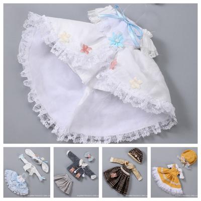 Oblečení pro panenky pro 30cm Bjd Oblečení pro panenky Doplňky pro panenky Sweet Lolita DIY Ležérní oblek Hračky a doplňky
