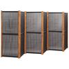 Vidaxl Parawan 6-Panelowy, Czarny, 420 X 180 Cm
