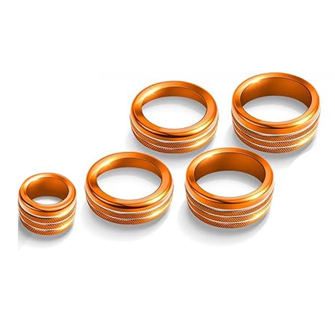 Chevrolet Silverado 22-23 Decorative Rings for A/C Knobs & Headlight Switches