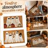 Capacho de Halloween para Entrada, Não de Fibra de Coco, Decoração Festiva para Casa para Varanda e Interior Exterior
