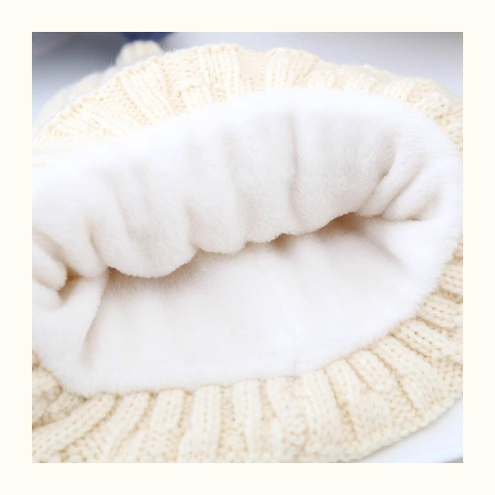 Warm Pullover Cap Windproof Beanie Hat New Knitted Hat  Outdoor Sports