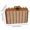 Handmade Storage Basket Festival Gift Box Suitcase for Desktop Household
